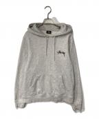 stussyステューシー）の古着「BASIC STUSSY HOOD」｜グレー