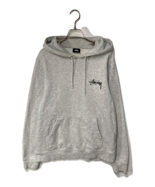 stussy（ステューシー）stussy (ステューシー) BASIC STUSSY HOOD グレー サイズ:Sの古着・服飾アイテム
