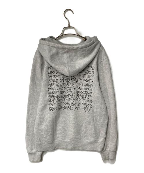 stussy（ステューシー）stussy (ステューシー) BASIC STUSSY HOOD グレー サイズ:Sの古着・服飾アイテム