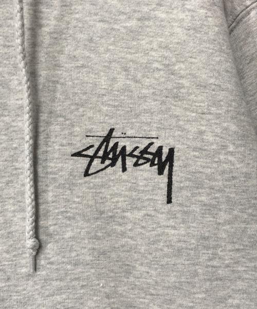stussy（ステューシー）stussy (ステューシー) BASIC STUSSY HOOD グレー サイズ:Sの古着・服飾アイテム