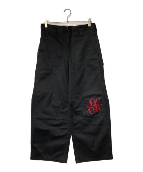 Dickies（ディッキーズ）Dickies (ディッキーズ) SHINYA KOZUKA (シンヤコズカ) ダブルニーバギーパンツ ブラック サイズ:Ｍの古着・服飾アイテム