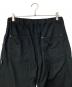 中古・古着 BLACK Scandal Yohji Yamamoto (ブラックスキャンダルヨウジヤマモト) コットンカツラギ ウエストゴム紐ワークパンツ ブラック サイズ:2：25000円