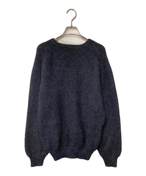 Y's for men（ワイズフォーメン）Y'S for men (ワイズフォーメン) リネン混ウールニット ネイビー サイズ:不明　実寸参照の古着・服飾アイテム