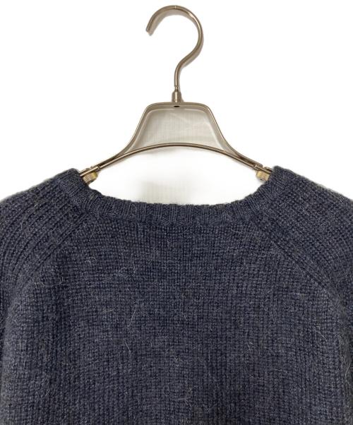 Y's for men（ワイズフォーメン）Y'S for men (ワイズフォーメン) リネン混ウールニット ネイビー サイズ:不明　実寸参照の古着・服飾アイテム