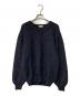 Y'S for men（ワイズフォーメン）の古着「リネン混ウールニット」｜ネイビー