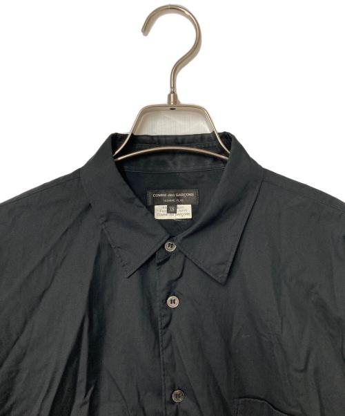 COMME des GARCONS HOMME PLUS（コムデギャルソンオムプリュス）COMME des GARCONS HOMME PLUS (コムデギャルソンオムプリュス) 裾ウールドッキングシャツ ブラック サイズ:xsの古着・服飾アイテム