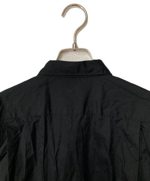 COMME des GARCONS HOMME PLUS（コムデギャルソンオムプリュス）COMME des GARCONS HOMME PLUS (コムデギャルソンオムプリュス) 裾ウールドッキングシャツ ブラック サイズ:xsの古着・服飾アイテム