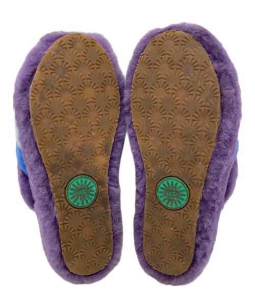 UGG（アグ）UGG (アグ) Fluff Yeah Slide パープル サイズ:US7/UK5//EU38/JP24の古着・服飾アイテム