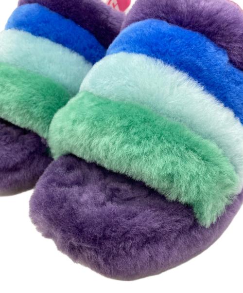 UGG（アグ）UGG (アグ) Fluff Yeah Slide パープル サイズ:US7/UK5//EU38/JP24の古着・服飾アイテム