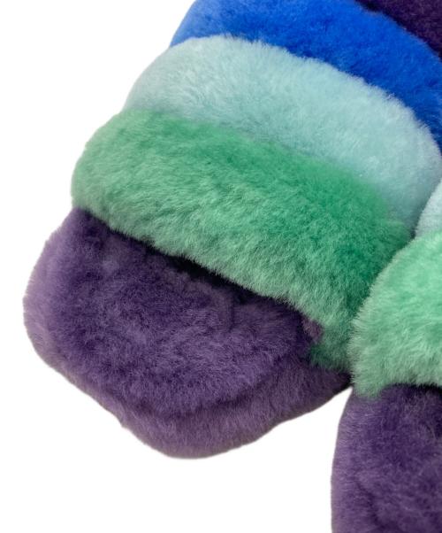 UGG（アグ）UGG (アグ) Fluff Yeah Slide パープル サイズ:US7/UK5//EU38/JP24の古着・服飾アイテム