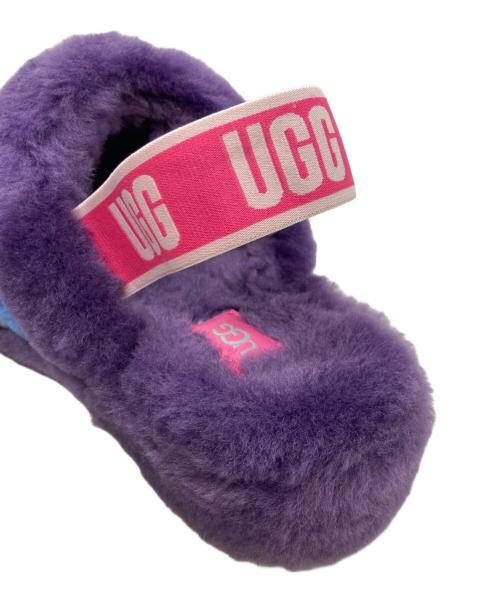 UGG（アグ）UGG (アグ) Fluff Yeah Slide パープル サイズ:US7/UK5//EU38/JP24の古着・服飾アイテム