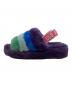 UGG (アグ) Fluff Yeah Slide パープル サイズ:US7/UK5//EU38/JP24：5000円