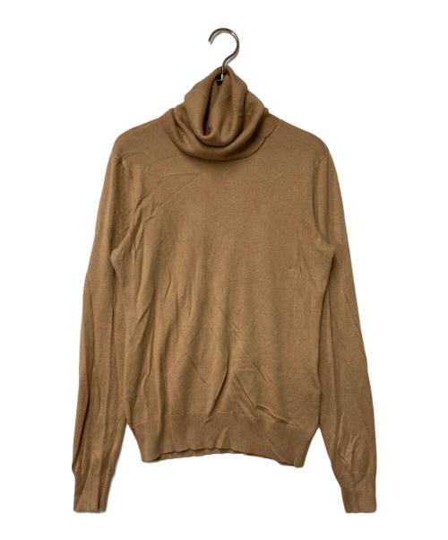 RALPH LAUREN（ラルフローレン）RALPH LAUREN (ラルフローレン) カシミヤ混タートルネックニット RALPH LAUREN ブラウン  ブラウン サイズ:Mの古着・服飾アイテム