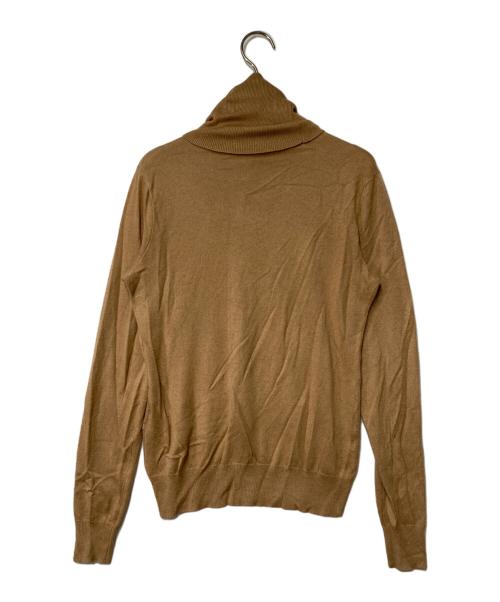 RALPH LAUREN（ラルフローレン）RALPH LAUREN (ラルフローレン) カシミヤ混タートルネックニット RALPH LAUREN ブラウン  ブラウン サイズ:Mの古着・服飾アイテム