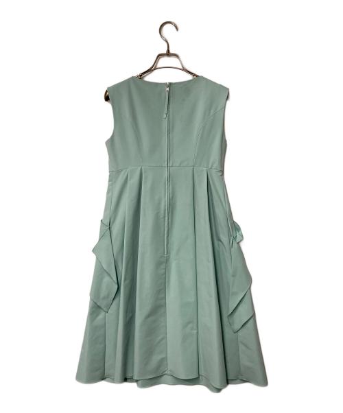 FOXEY NEWYORK（フォクシーニューヨーク）FOXEY NEWYORK (フォクシーニューヨーク) ノースリーブワンピース グリーン サイズ:FREEの古着・服飾アイテム