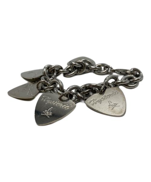 Hysteric Glamour（ヒステリックグラマー）Hysteric Glamour (ヒステリックグラマー) ギターピックチャームブレスレット シルバーの古着・服飾アイテム