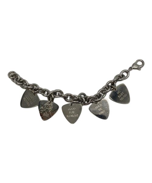 Hysteric Glamour（ヒステリックグラマー）Hysteric Glamour (ヒステリックグラマー) ギターピックチャームブレスレット シルバーの古着・服飾アイテム