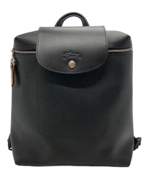 LONGCHAMP（ロンシャン）LONGCHAMP (ロンシャン) Le Pliage City M Backpack ブラックの古着・服飾アイテム