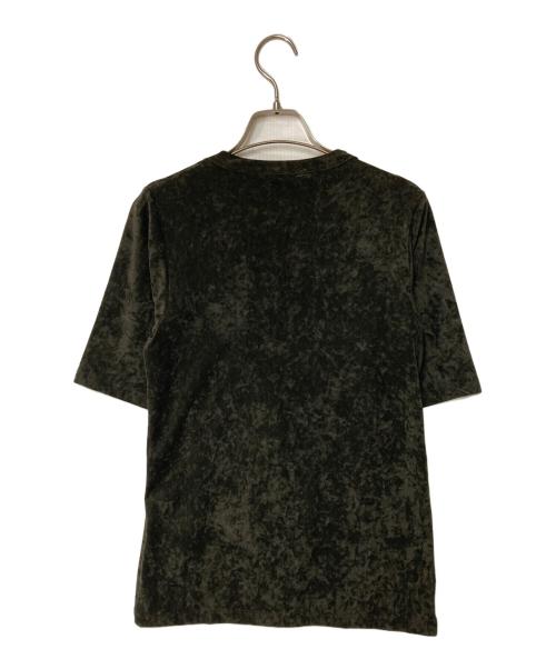 Whim Gazette（ウィムガゼット）Whim Gazette (ウィムガゼット) トリアセベロアTEE ブラウン サイズ:Freeの古着・服飾アイテム