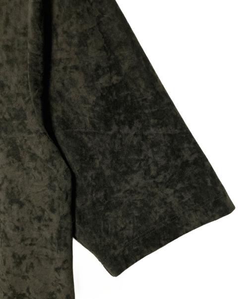 Whim Gazette（ウィムガゼット）Whim Gazette (ウィムガゼット) トリアセベロアTEE ブラウン サイズ:Freeの古着・服飾アイテム