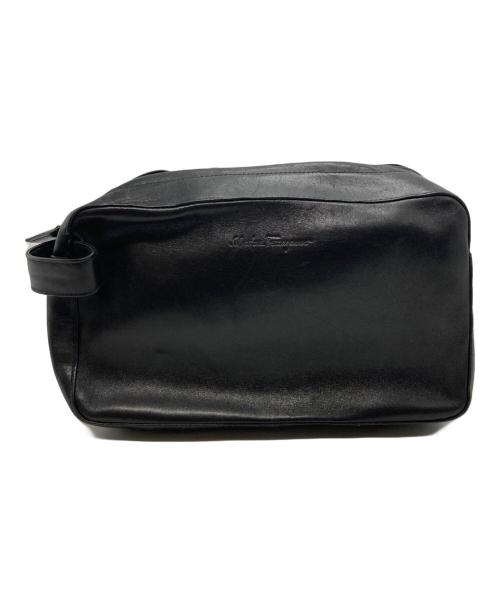 Salvatore Ferragamo（サルヴァトーレ フェラガモ）Salvatore Ferragamo (サルヴァトーレ フェラガモ) セカンドバッグ ブラックの古着・服飾アイテム