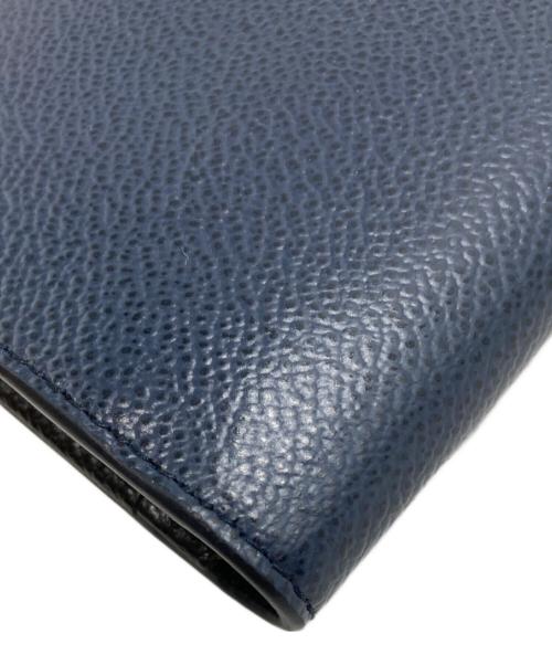 PRADA（プラダ）PRADA (プラダ) ヴィッテロマイクログレイン長財布 ネイビーの古着・服飾アイテム