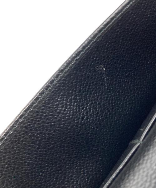 PRADA（プラダ）PRADA (プラダ) ヴィッテロマイクログレイン長財布 ネイビーの古着・服飾アイテム