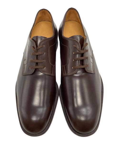 TOD'S（トッズ）TOD'S (トッズ) プレーントゥレースアップシューズ ブラウン サイズ:8の古着・服飾アイテム