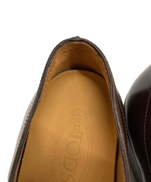 TOD'S（トッズ）TOD'S (トッズ) プレーントゥレースアップシューズ ブラウン サイズ:8の古着・服飾アイテム