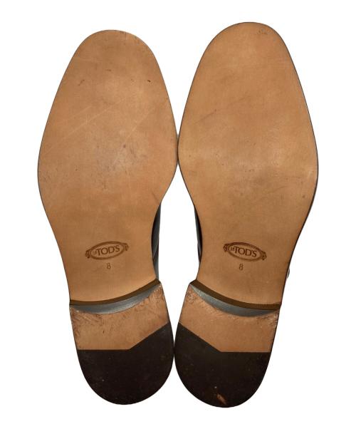 TOD'S（トッズ）TOD'S (トッズ) プレーントゥレースアップシューズ ブラウン サイズ:8の古着・服飾アイテム