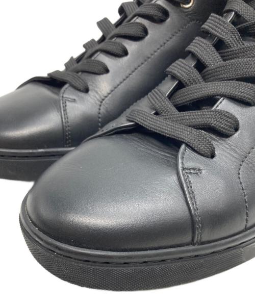 DOLCE & GABBANA（ドルチェ＆ガッバーナ）DOLCE & GABBANA (ドルチェ＆ガッバーナ) レザーハイカットスニーカー ブラック サイズ:7の古着・服飾アイテム