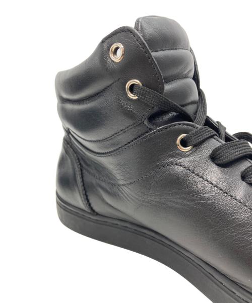 DOLCE & GABBANA（ドルチェ＆ガッバーナ）DOLCE & GABBANA (ドルチェ＆ガッバーナ) レザーハイカットスニーカー ブラック サイズ:7の古着・服飾アイテム