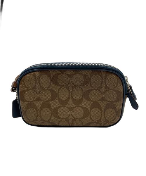 COACH（コーチ）COACH (コーチ) シグネチャーショルダーバッグ ブラウンの古着・服飾アイテム