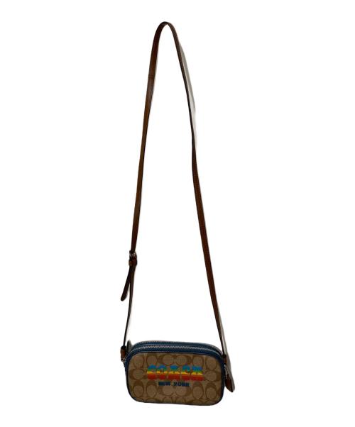 COACH（コーチ）COACH (コーチ) シグネチャーショルダーバッグ ブラウンの古着・服飾アイテム