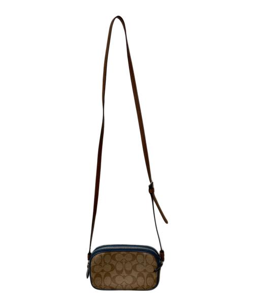 COACH（コーチ）COACH (コーチ) シグネチャーショルダーバッグ ブラウンの古着・服飾アイテム