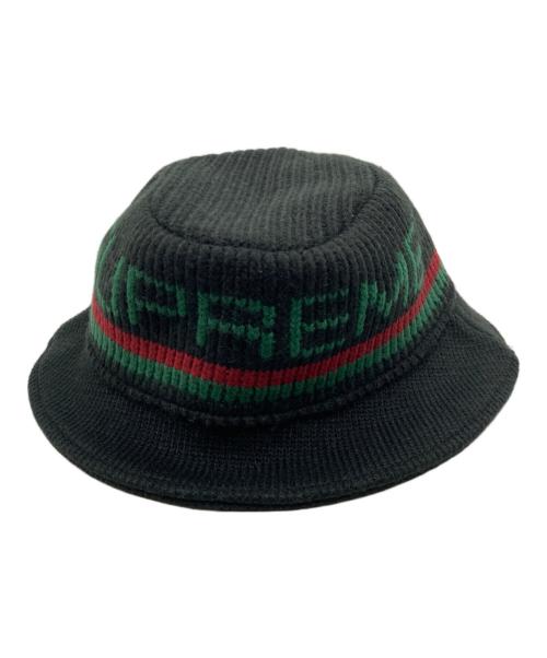 SUPREME（シュプリーム）Supreme (シュプリーム) Knit Logo Crusher ブラックの古着・服飾アイテム