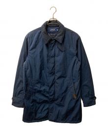 POLO RALPH LAUREN（ポロ・ラルフローレン）の古着「中綿ステンカラーコート」｜ネイビー
