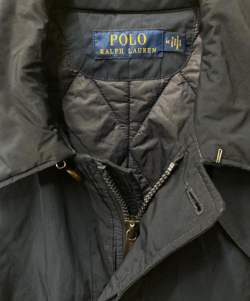 POLO RALPH LAUREN（ポロ・ラルフローレン）POLO RALPH LAUREN (ポロ・ラルフローレン) 中綿ステンカラーコート ネイビー サイズ:Ｍの古着・服飾アイテム