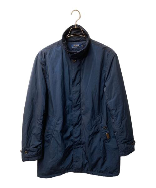 POLO RALPH LAUREN（ポロ・ラルフローレン）POLO RALPH LAUREN (ポロ・ラルフローレン) 中綿ステンカラーコート ネイビー サイズ:Ｍの古着・服飾アイテム