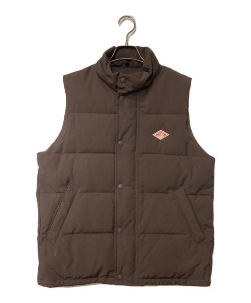 DANTON（ダントン）DANTON (ダントン) ダウンベスト ブラウン サイズ:40の古着・服飾アイテム