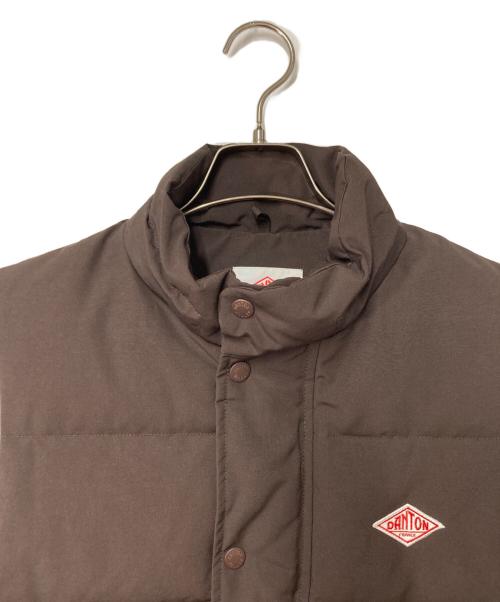 DANTON（ダントン）DANTON (ダントン) ダウンベスト ブラウン サイズ:40の古着・服飾アイテム