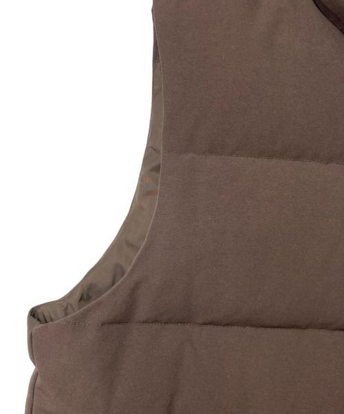 DANTON（ダントン）DANTON (ダントン) ダウンベスト ブラウン サイズ:40の古着・服飾アイテム