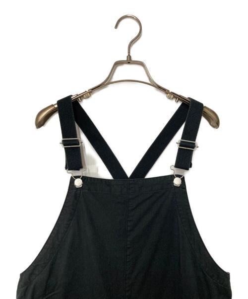 Spick and Span（スピック＆スパン）Spick and Span (スピック＆スパン) リップストップオーバーオール ブラック サイズ:Freeの古着・服飾アイテム