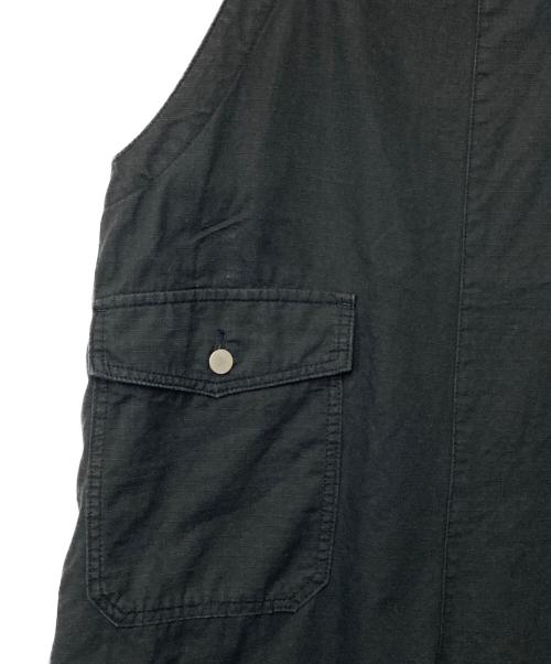 Spick and Span（スピック＆スパン）Spick and Span (スピック＆スパン) リップストップオーバーオール ブラック サイズ:Freeの古着・服飾アイテム