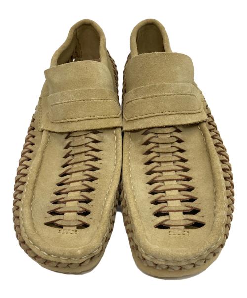 CLARKS（クラークス）CLARKS (クラークス) WB Loafer Weave ブラウン サイズ:8の古着・服飾アイテム