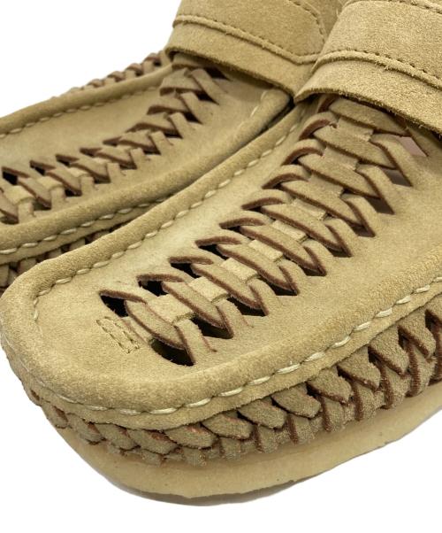 CLARKS（クラークス）CLARKS (クラークス) WB Loafer Weave ブラウン サイズ:8の古着・服飾アイテム