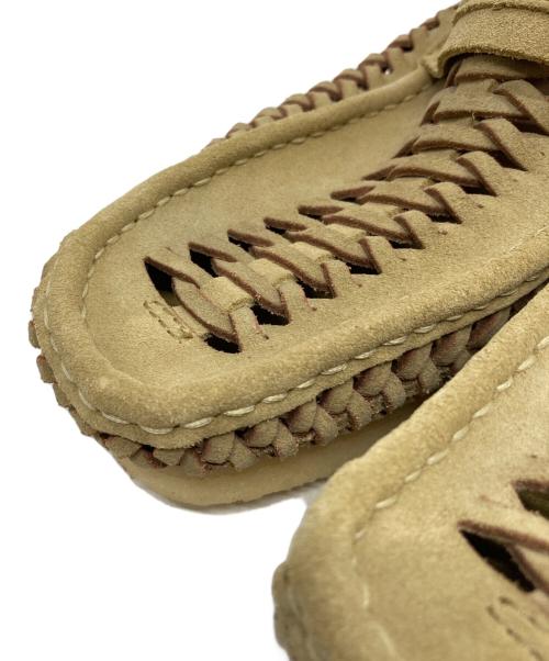CLARKS（クラークス）CLARKS (クラークス) WB Loafer Weave ブラウン サイズ:8の古着・服飾アイテム