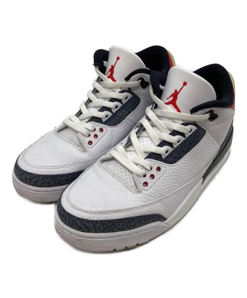 NIKE（ナイキ）NIKE (ナイキ) Air Jordan 3 Retro SE-T CO JP Fire Red Denim サイズ:US 9/UK 8/EUR 42.5/cm 27/BR 40.5/CN 270(2.5)の古着・服飾アイテム