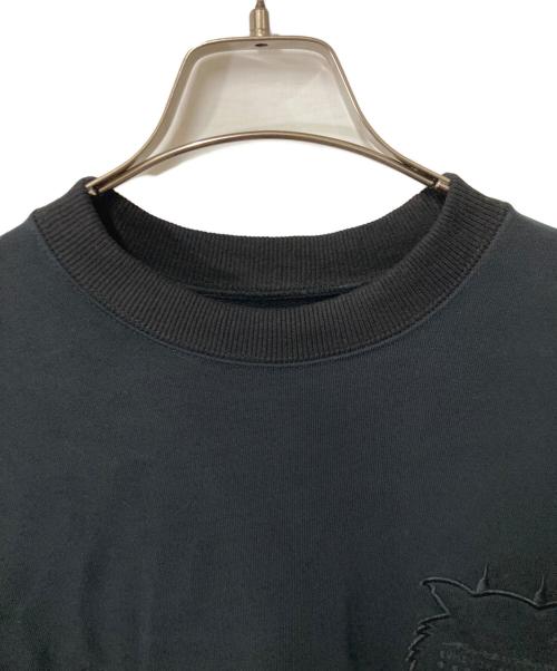 EVISEN（エビセン）EVISEN (エビセン) クルーネックスウェット ブラック サイズ:Ｍの古着・服飾アイテム