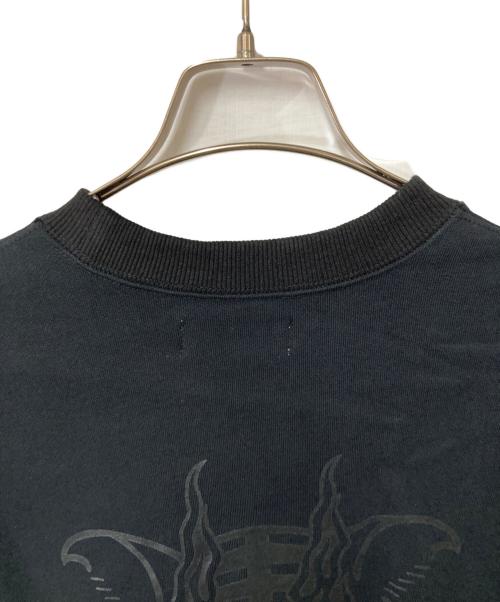 EVISEN（エビセン）EVISEN (エビセン) クルーネックスウェット ブラック サイズ:Ｍの古着・服飾アイテム